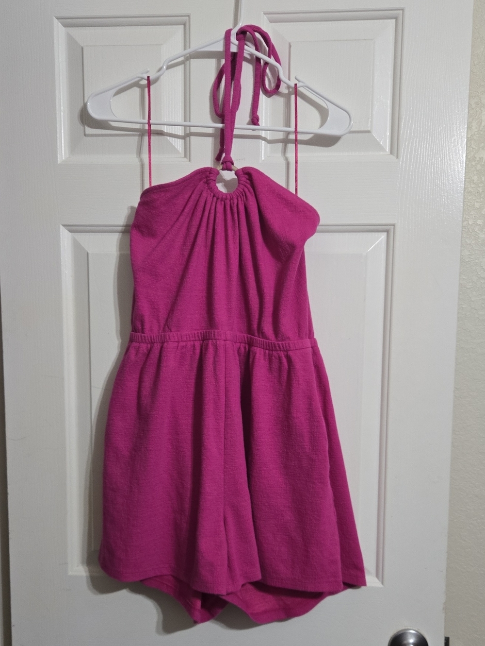 Old Navy Hot Pink Halter Romper